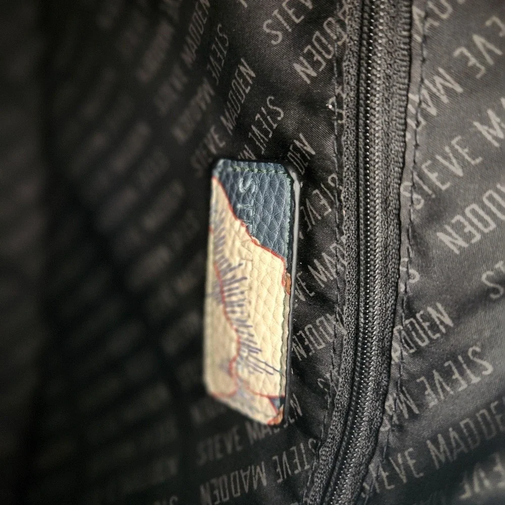 Steve Madden Clutch Bag Womens Size Standard Multicolor Floral Print Zipper - Picture 4 of 9